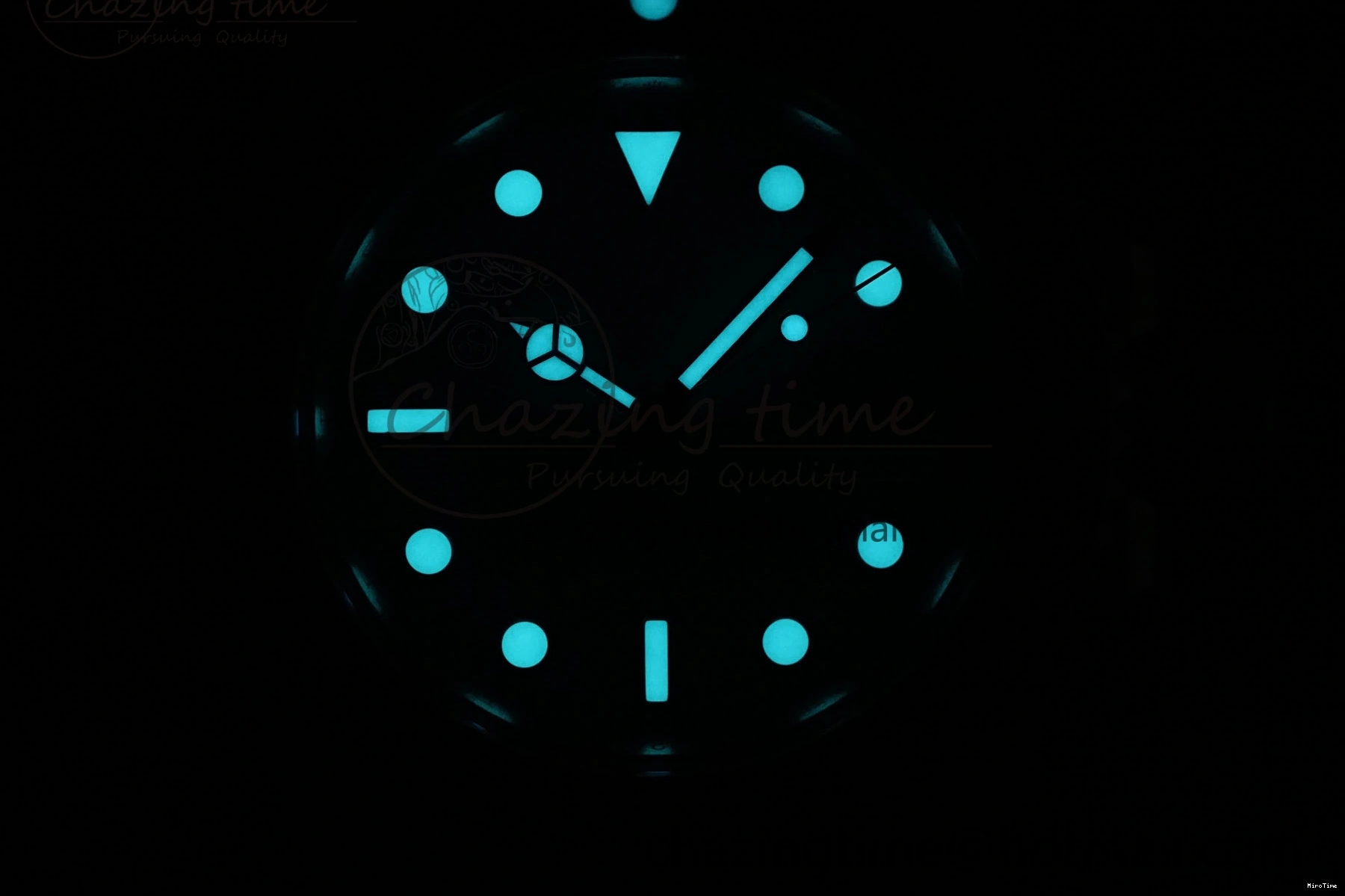 MiroTime 0219 Submariner Sandblasted DIWF Best Edition Carbon Bezel Carbon Dial Dial on SS Bracelet VR ModernLook 2064